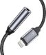 Tech-Protect Adapter do Słuchawek / Przejściówka Lightning - minijack 3,5mm Tech-Protect Ultraboost czarny 1