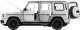 Rastar Mercedes-AMG G 63 biały RASTAR model 1:32 Metalowa karoseria + Ręcznie otwierane elementy 4