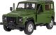 Rastar Land Rover Defender zielony RASTAR model 1:14 Zdalnie sterowanie auto + Pilot 2,4 GHz + Ręcznie otwierane drzwi 1