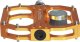 Hager Pedały MAGPED SPORT2 ORANGE 200NM (Gravel, Trekking, MTB), Magnetyczne z blokami, Siła magnesu 200Nm dla rowerzystów >75kg, Pomarańczowe, Waga 458g (N 1