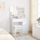Costway Toaletka RDT119W01 – Elegancka i Funkcjonalna z Lustrem 6