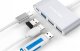 HUB USB WiWU Hub 4w1 Lention USB-C do USB 3.0 + 2x USB 2.0 + USB-C (srebrny) 3
