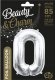 GoDan Balon foliowy B&C cyfra 0 srebrna 85cm 2