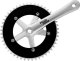 Prox Priekinis žvaigždžių blokas Sturmey-Archer 42T 165mm 1-speed silver 2