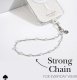 Case-Mate Kate Spade New York Universal Phone Charm Wristlet - Uniwersalna smyczka do telefonu (Dazzle Chain Silver) 2