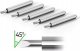 TelForceOne Zestaw ostrzy 45° do xTool M1 (5 sztuk) 5