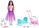 Lalka Barbie Barbie LALKA BARBIE SKIPPER Z WÓZKIEM I BOBASAMI OWIECZKI Wózek HLC29 Dreamtopia 1