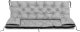 AIO FACTORY ZESTAW OGRODOWY 100x60x50CM + 2 PODUSZKI 42X42 CM JASNOSZARY 1