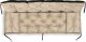 AIO FACTORY ZESTAW OGRODOWY 100x60x50CM + 2 PODUSZKI 42X42 CM BEŻOWY 2