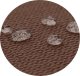 AIO FACTORY ZESTAW OGRODOWY 120x60x50CM + 2 PODUSZKI 42X42 CM BRĄZOWY 5