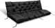 AIO FACTORY ZESTAW OGRODOWY 100x60x50CM + 2 PODUSZKI 42X42 CM CZARNY 1