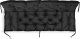 AIO FACTORY ZESTAW OGRODOWY 100x60x50CM + 2 PODUSZKI 42X42 CM CZARNY 2