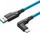 Kabel USB Eaton USB-A - USB-C 2 m Niebieski (MTC-201) 2