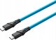 Kabel USB C2G Kabel fotograficzny Mathorn MTC-210 2m 20Gbps 4K 60Hz PD100W USB C-C ArcticBlue 2