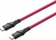 Kabel USB C2G Kabel fotograficzny Mathorn MTC-210M 2m 20Gbps 4K 60Hz PD100W USB C-C Magenta 2