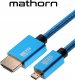 Kabel Baseus Kabel wideo Mathorn MVC-80AD HDMI - HDMI 2.0 4K 60Hz 18Gbps 80cm 3