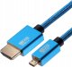 Kabel Baseus Kabel wideo Mathorn MVC-40AD HDMI - HDMI 2.0 4K 60Hz 18Gbps 40cm 2