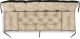 AIO FACTORY ZESTAW OGRODOWY 180x60x50CM + 2 PODUSZKI 42X42 CM BEŻOWY 2