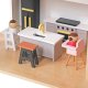 Ecotoys Drewniany domek dla lalek Uniwersalny 4