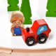 Ecotoys Drewniane tory kolejowe miasto Uniwersalny 2