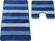 Dywany TURPOL Komplet łazienkowy Montana z wycięciem Said XL Dark Blue Komplet (60 cm x 100 cm i 50 cm x 60 cm) 1