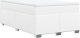 vidaXL Łóżko kontynentalne z materacem białe 120x190 cm 9