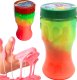 Canal Toys Masa Slime Plastyczna Żelowa Neon Glutek Tęczowy Antystresowy 400ml 2