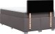 vidaXL Łóżko kontynentalne z materacem szare 120x190 cm 6
