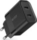 Ładowarka Tech-Protect Ładowarka Sieciowa PD 20W 2x USB-C Tech-Protect C20W czarna 2