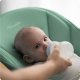 Ricokids Krzesełko do karmienia ze stolikiem, leżaczek Belo zielone + pałąk z zabawkami 6