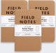 Make Notes Notes Field Notes Original Kraft Linie 3 Pack 1