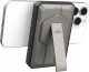 Powerbank Baseus UAG Rugged 10K - powerbank 10000 mAh z podstawką, ładowanie bezprzewodowe 10W, kompatybilny z MagSafe, kabel w zestawie (black/titanium) 10