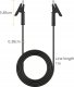 Rosfix KABEL POMIAROWY KABLE PRZEWODY KROKODYLKI KROKODYLEK 15A 1000V 1M CZARNY 4