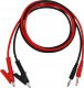 Rosfix KOMPLET KABEL POMIAROWY KABLE PRZEWÓD KROKODYLKI KROKODYLEK 100CM 1000V 15A 4