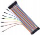 Rosfix ROSFIX PRZEWODY POŁĄCZENIOWE MĘSKO ŻEŃSKIE 40 PIN 20 CM ARDUINO WIELOBARWNE 4