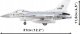 Cobi COBI 5896 Armed Forces Samolot wielozadaniowy F-16AM Fighting Falcon 425 klocków 12