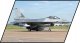Cobi COBI 5896 Armed Forces Samolot wielozadaniowy F-16AM Fighting Falcon 425 klocków 8