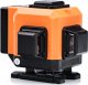 Rosfix LASER KRZYŻOWY POZIOMICA ROSFIX ORANGE TIGER STATYW 120CM 2AKU PILOT TARCZA 3