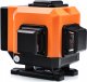 Rosfix LASER KRZYŻOWY POZIOMICA ROSFIX ORANGE TIGER STATYW 120CM 2AKU PILOT TARCZA 7