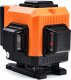 Rosfix LASER KRZYŻOWY POZIOMICA ROSFIX ORANGE TIGER STATYW 120CM 2AKU PILOT TARCZA 8
