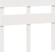 vidaXL vidaXL Rama łóżka bez materaca, biała, 90x200 cm, lite drewno sosnowe 6