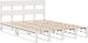 vidaXL vidaXL Rama łóżka bez materaca, biała, 150x200 cm, lite drewno sosnowe 3