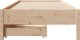 vidaXL vidaXL Rama łóżka bez materaca, 75x190 cm, lite drewno sosnowe 4