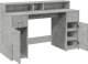 Biurko vidaXL Szare 140 cm x 55 cm 9