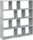 vidaXL Regał, szarość betonu, 132x29x141,5 cm 2