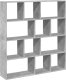 vidaXL Regał, szarość betonu, 132x29x141,5 cm 7