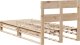 vidaXL vidaXL Rama łóżka bez materaca, 90x190 cm, lite drewno sosnowe 8
