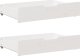 vidaXL vidaXL Szuflady pod łóżko, 2 szt., białe, 80x55x16 cm, drewno sosnowe 1