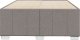 vidaXL vidaXL Rama łóżka, kolor taupe, 120x200 cm, obita tkaniną 4