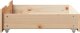 vidaXL vidaXL Szuflady pod łóżko, z kółkami, 2 szt., 75x55x16 cm, sosna 5